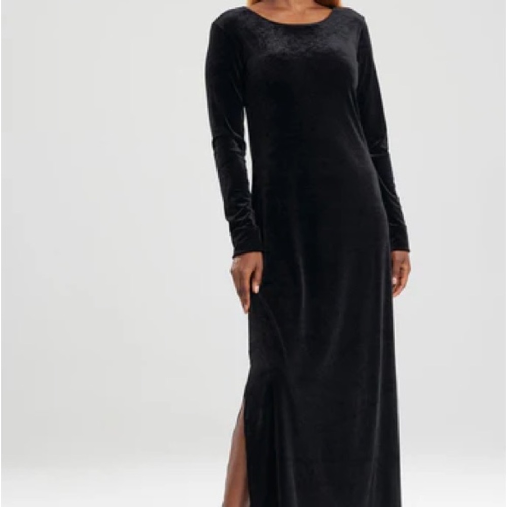❌SOLD❌NWT NATORI Gray Velour Lounger Size M